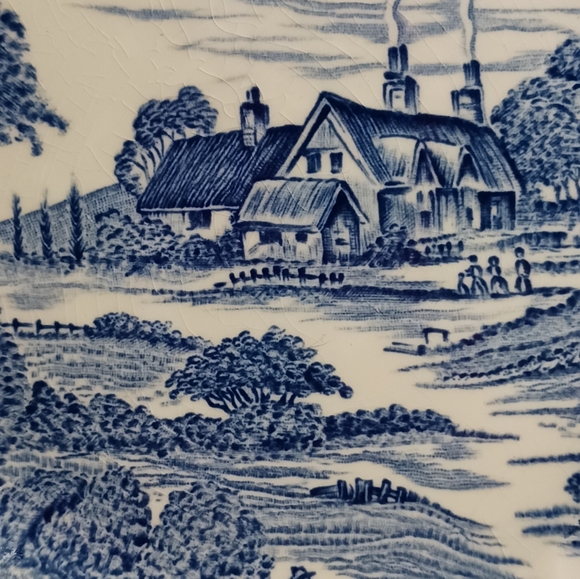 Genuine Hand Engraving Ridgway Ironstone Staffordshire England "Meadowsweet" - Picture 3 of 6